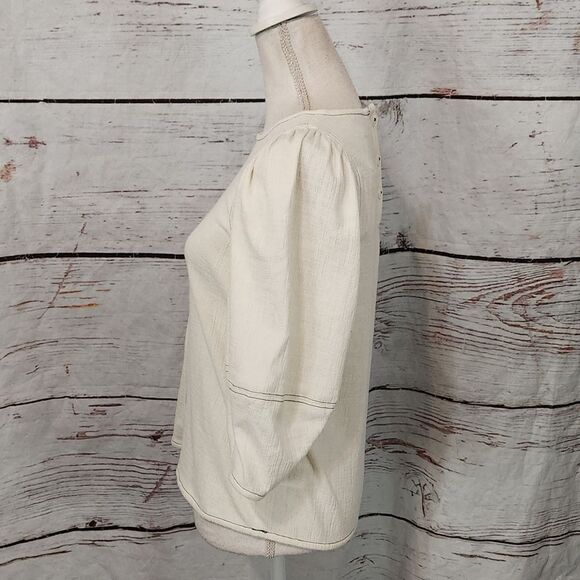 Anthropologie Current Air Karnes Structured Top Size XS NWT - Picture 5 of 8